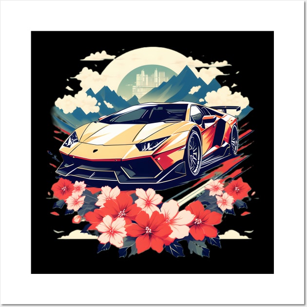 Lamborghini Aventador Wall Art by Tuner Society SA